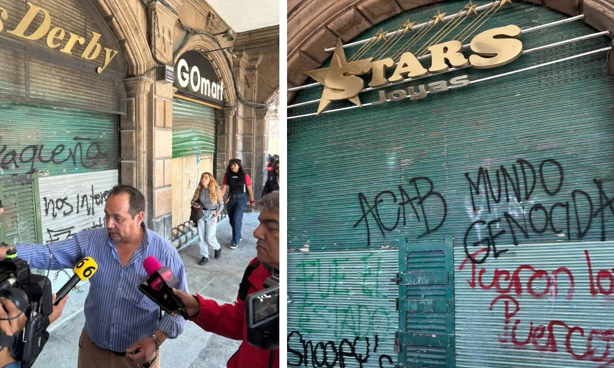 Joyeros del Centro Histórico demandaron el apoyo del Gobierno capitalino tras los actos de saqueos y vandalismos durante la marcha del 2 de octubre.