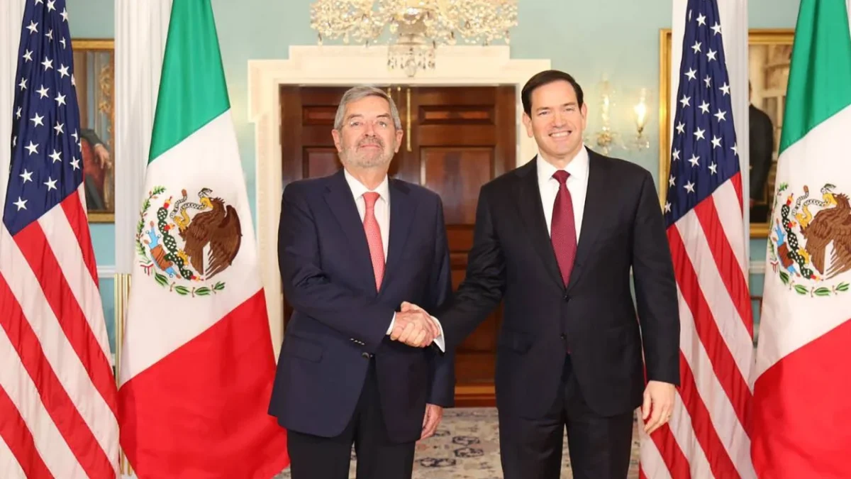 Juan Ramón de la Fuente y Marco Rubio revisan avances en seguridad fronteriza