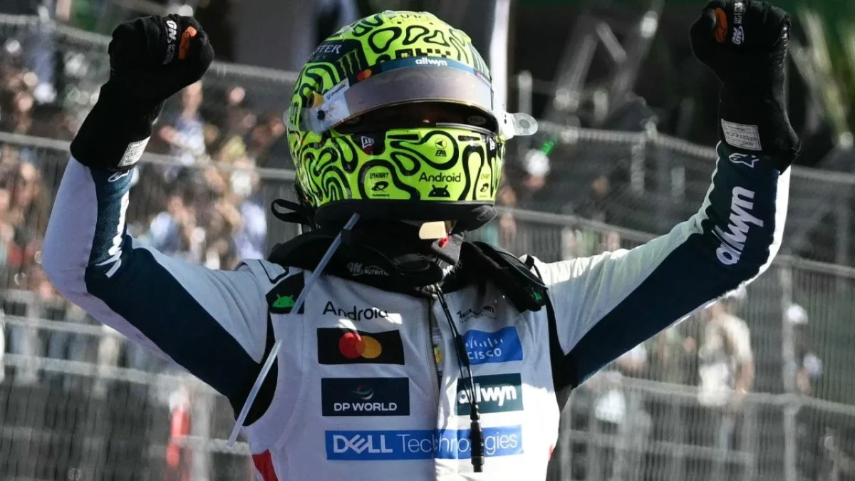 Lando Norris en el Gran Premio de la Ciudad de México