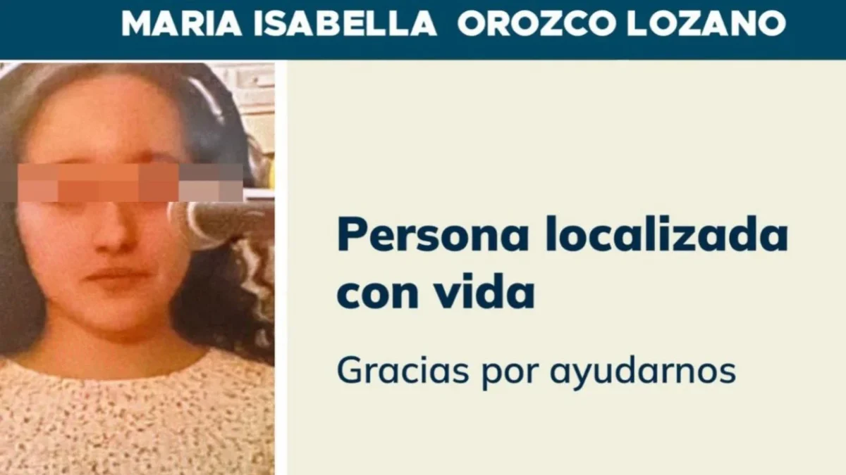 María Isabella Orozco Lozano, Joven desaparecida en Tlalpan