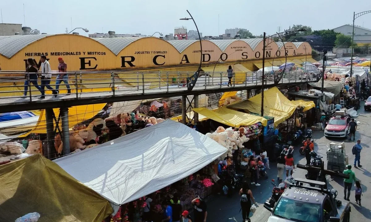Integrantes de varias organizaciones han realizado manifestaciones y plantones para pedir el cierre del Mercado de Sonora, en la alcaldía Venustiano Carranza.