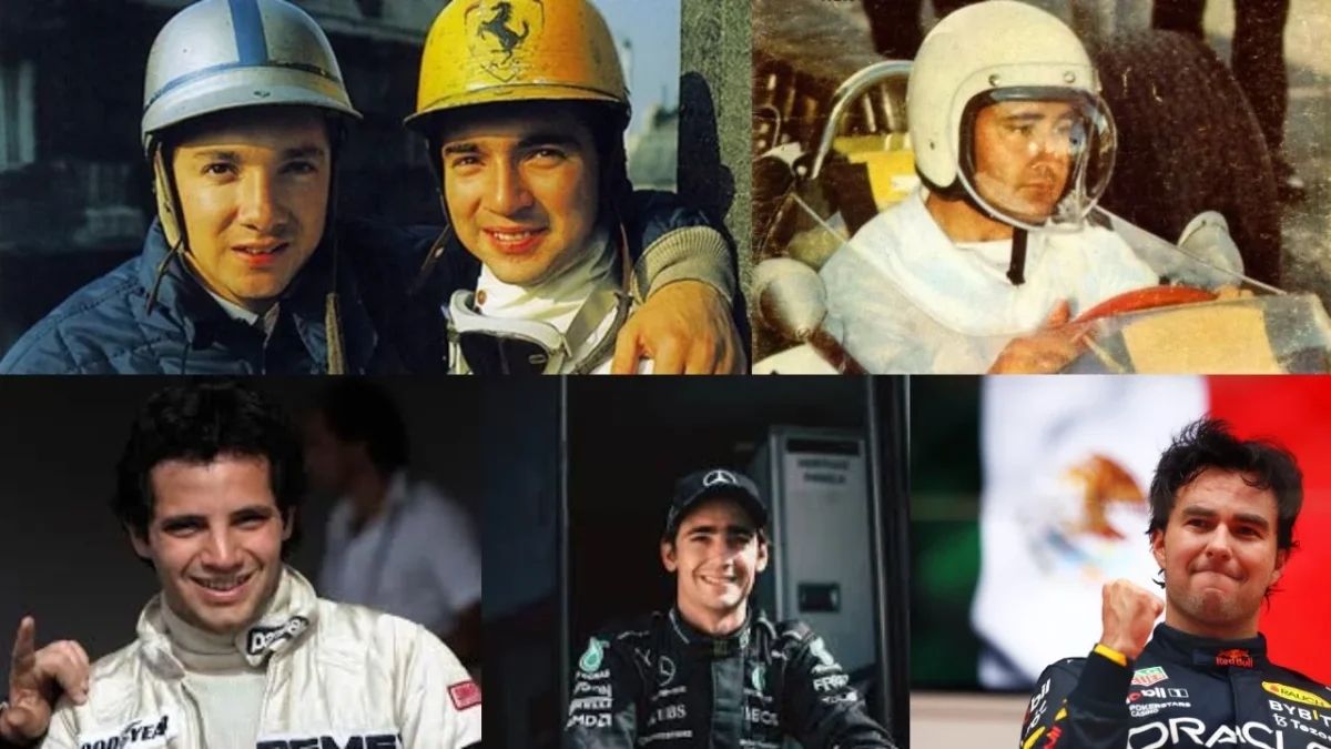 Pilotos mexicanos como Checo Pérez y los hermanos Rodríguez han llevado la bandera de México a la Fórmula 1 mundial.