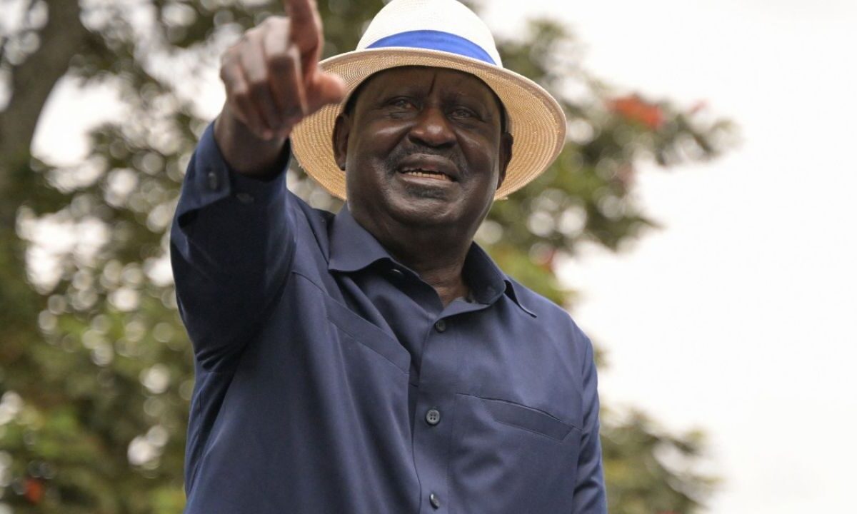 Raila Odinga, líder opositor de Kenia