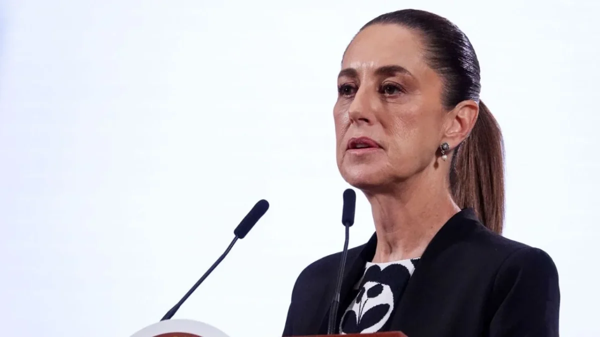 Claudia Sheinbaum recordó que su gobierno reconoció el año pasado que la matanza de estudiantes en 1968 fue un crimen de lesa humanidad.