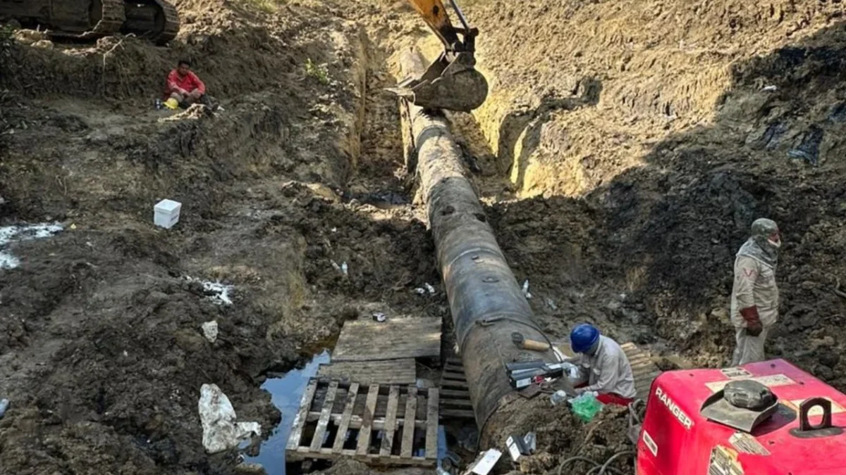 Pemex informó que este martes finalizó la reparación del ducto ubicado en Álamo, Veracruz, el cual quedó afectado por las lluvias intensas.