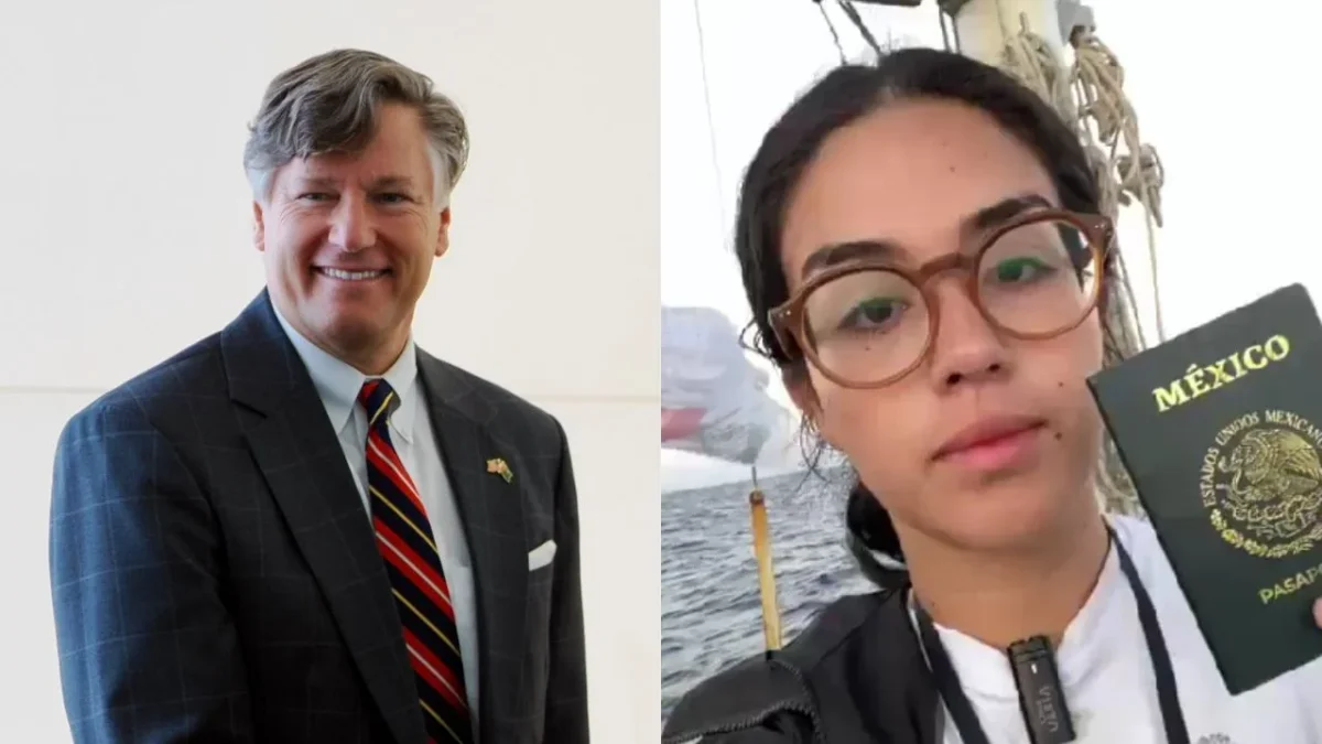 Por acusar a EU de limpieza étnica, Cristopher Landau le “quitó” la visa a Arlin Medrano, mexicana que participó en la Flotilla Sumud.