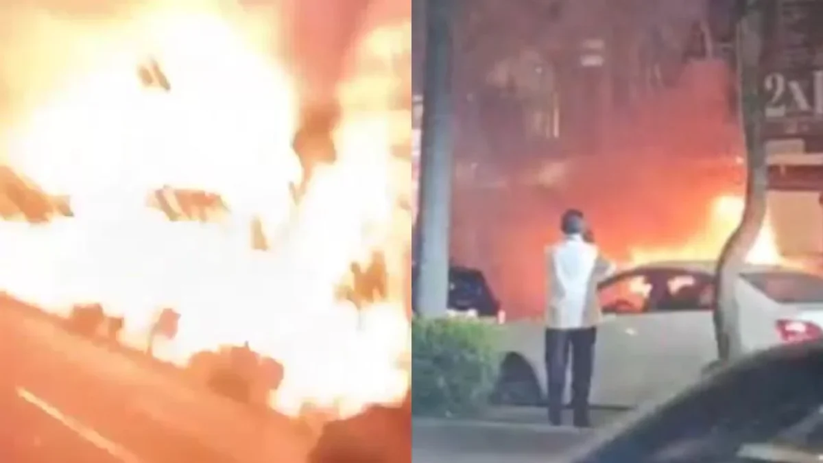 Una posible explosión de un coche bomba, frente a un centro comercial en Ecuador, dejó un muerto y dos heridos.
