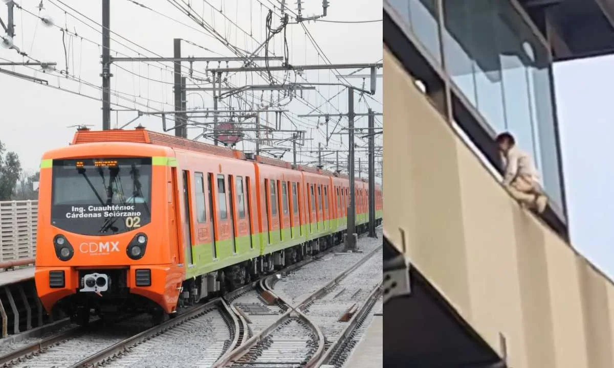 Rescatan a persona que pretendía atentar contra su vida en inmediaciones de la Línea 12 del Metro.