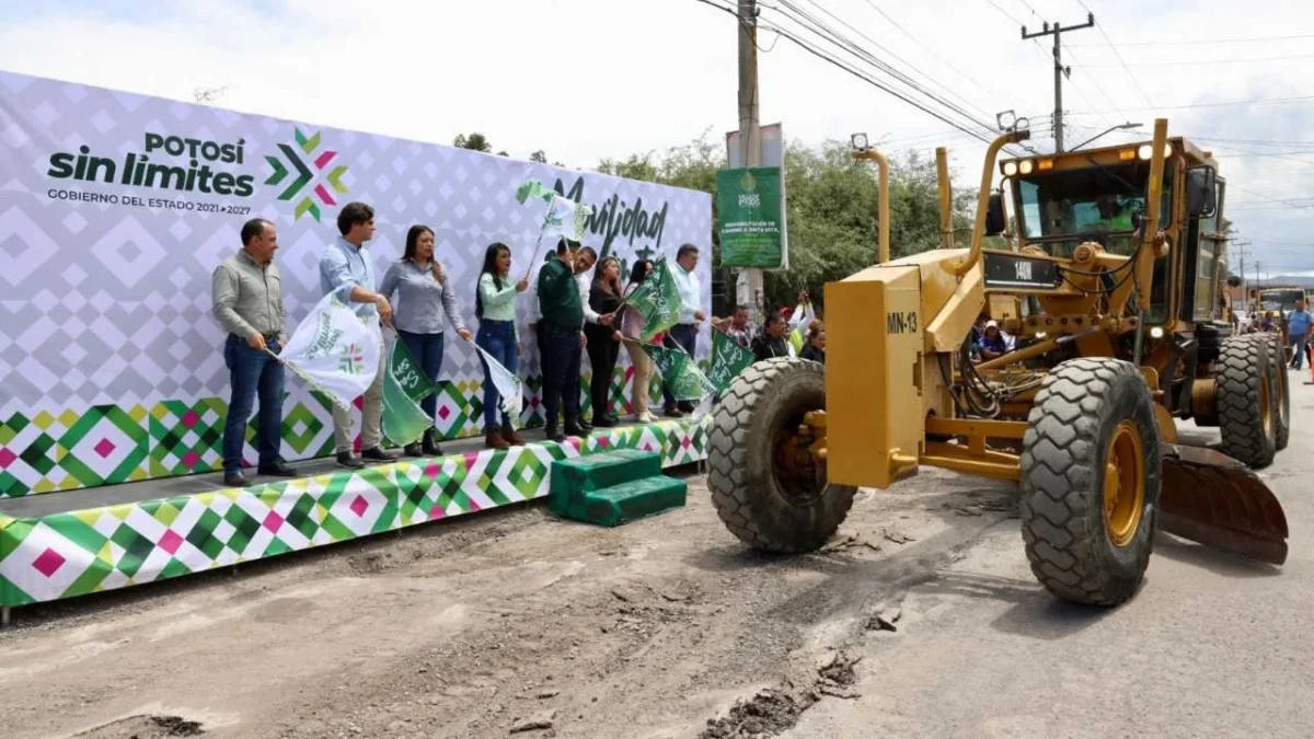 El Gobernador de San Luis Potosí, Ricardo Gallardo, anuncia 200 mdp en obras para Villas de Pozos.