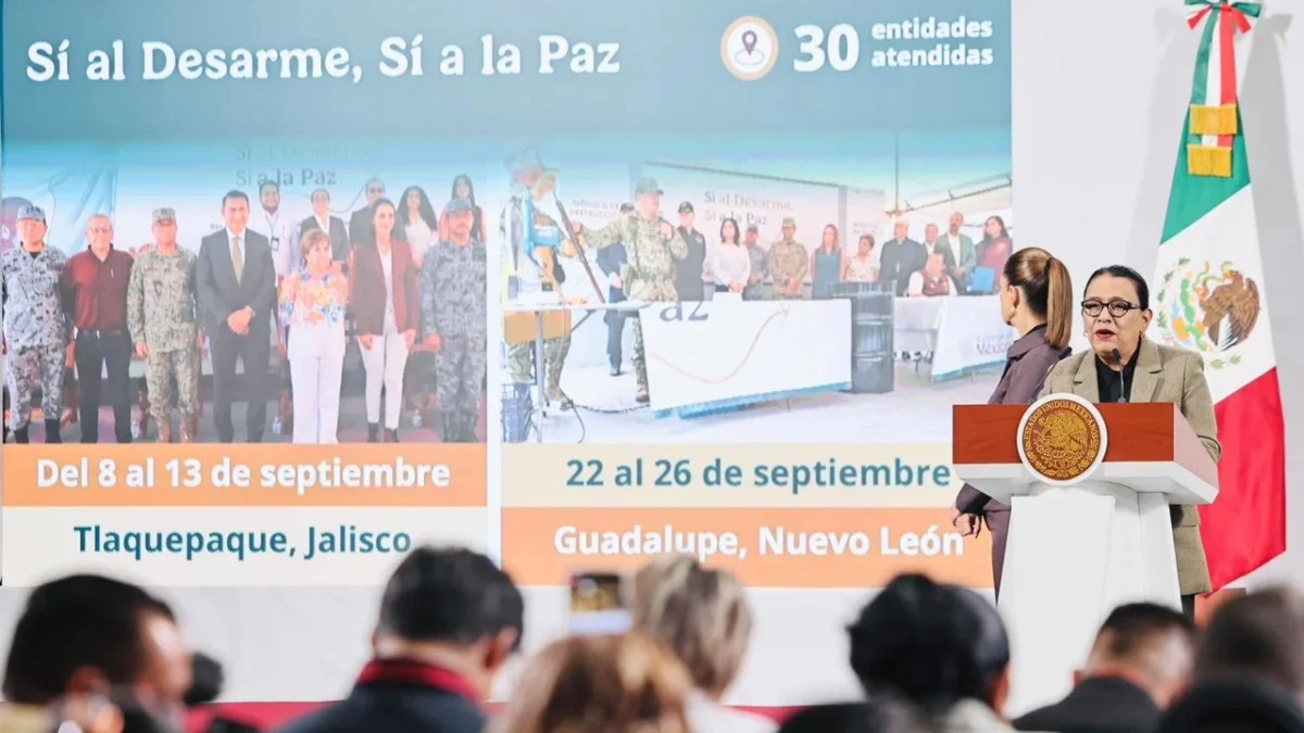 La titular de Segob, Rosa Icela Rodríguez, destacó resultados de los programas federales que promueven la paz y la prevención social.