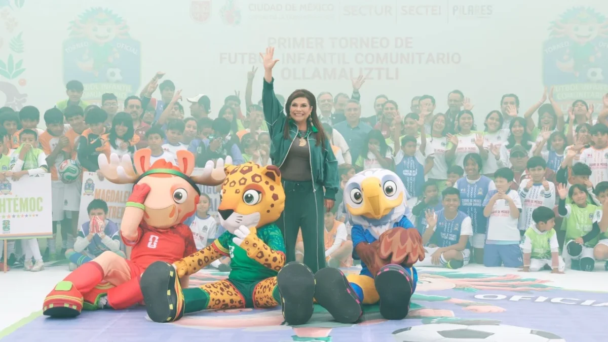 La Jefa de Gobierno, Clara Brugada, encabezó el arranque del torneo Ollamaliztli, parte de las actividades rumbo al Mundial 2026.