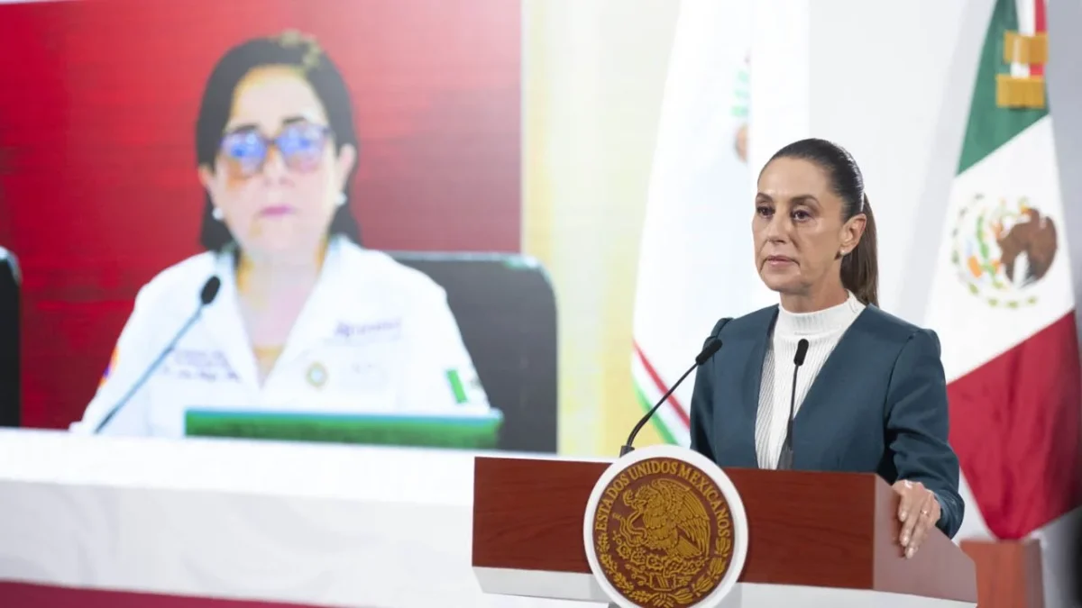 La presidenta Claudia Sheinbaum afirmó que mantiene constante comunicación con los mandatarios de las entidades más afectadas por lluvias.