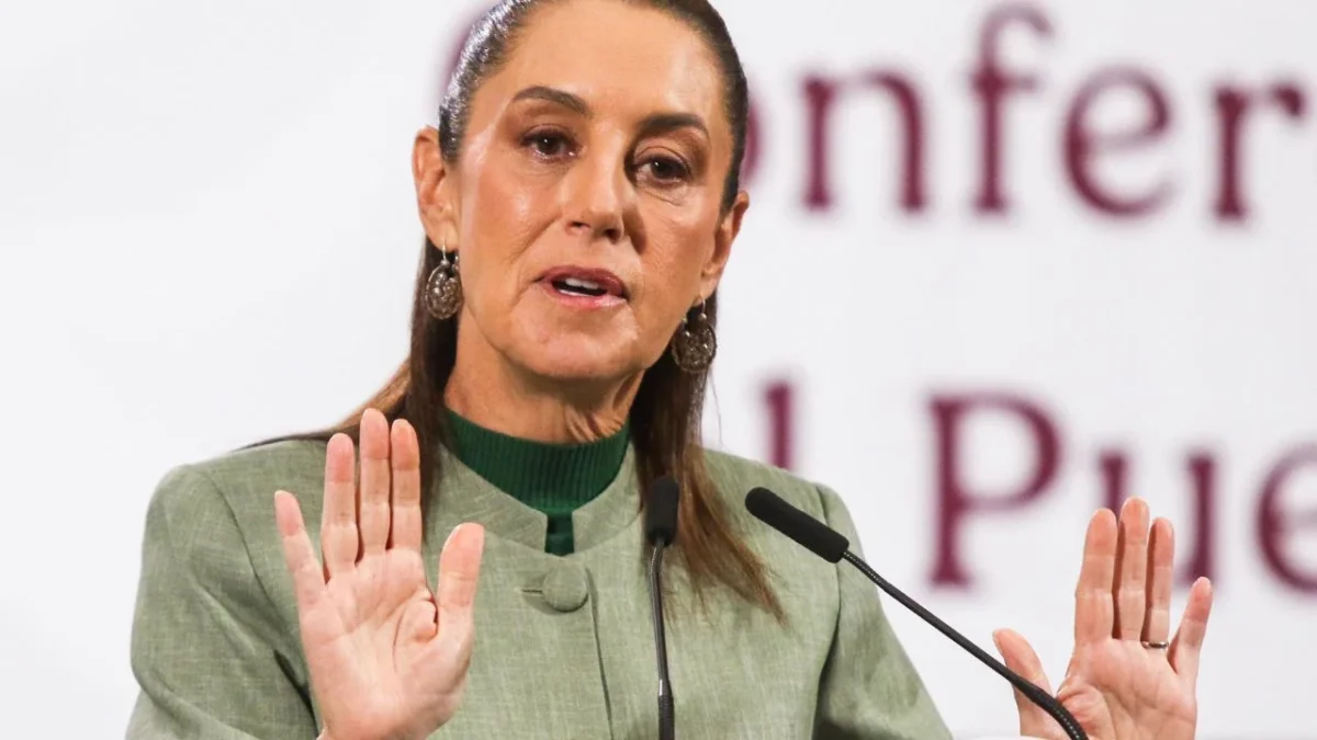 Claudia Sheinbaum durante la Mañanera del Pueblo del martes 28 de octubre de 2025