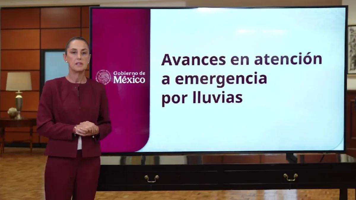 La presidenta Claudia Sheinbaum hizo un balance de las afectaciones e informó los avances realizados en estados afectados por lluvias.