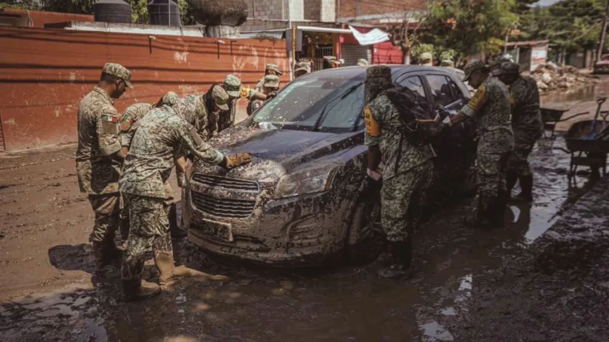 Sheinbaum agradeció a las Fuerzas Armadas por su labor para apoyar a los damnificados de inundaciones en varias entidades.