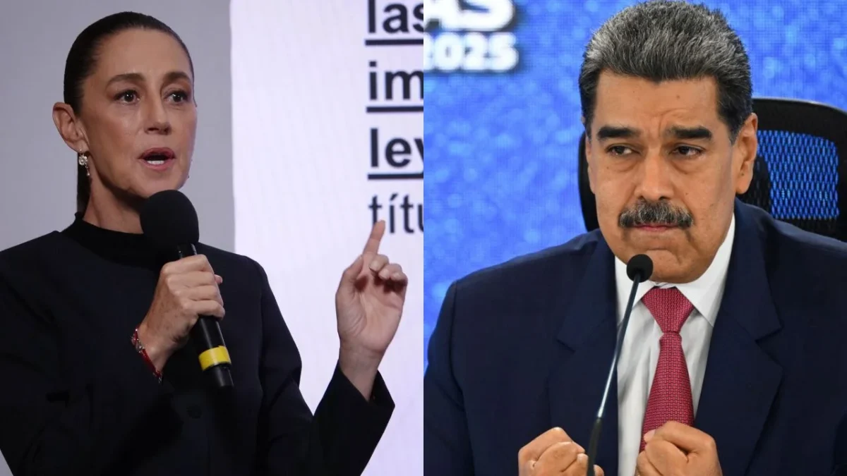 Claudia Sheinbaum y Nicolás Maduro