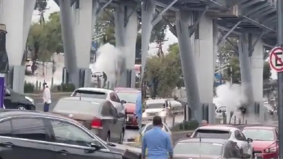 Ahora sobre la Avenida Tláhuac se registró una fuga de gas de una pipa tras colisionar contra un vehículo.