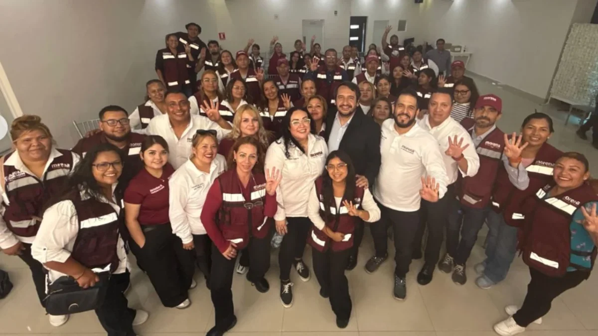 Tras 145 días, Andy López Beltrán volvió a visitar a la militancia de Morena; hoy presumió que estuvo en Coahuila.