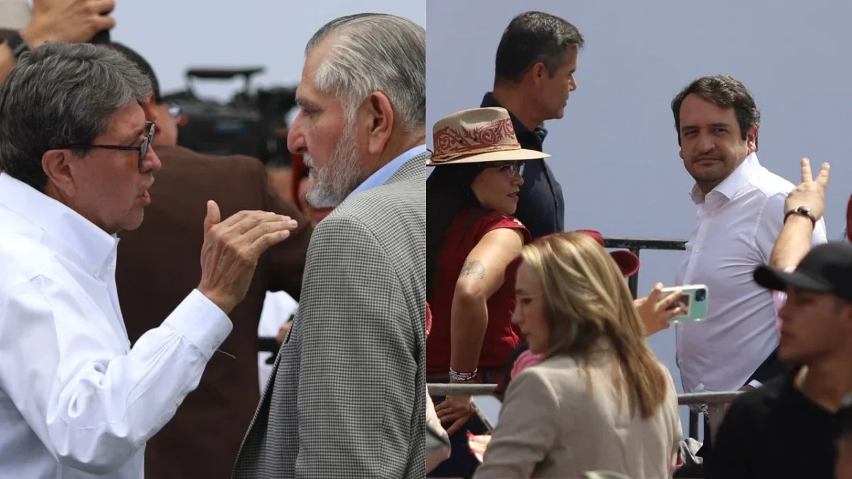 Tras el informe del primer año de gobierno de Sheinbaum, Monreal afirmó que los “acorralaron” en la designación de sus lugares en el Zócalo.
