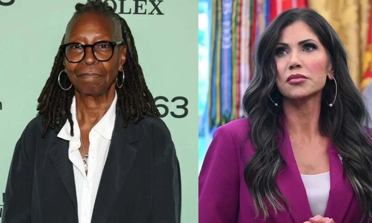 Una compañera de Whoopi Goldberg aseguró que Noem no se quejaría del medio tiempo del Super Bowl si estuviera un artista 'blanco'.