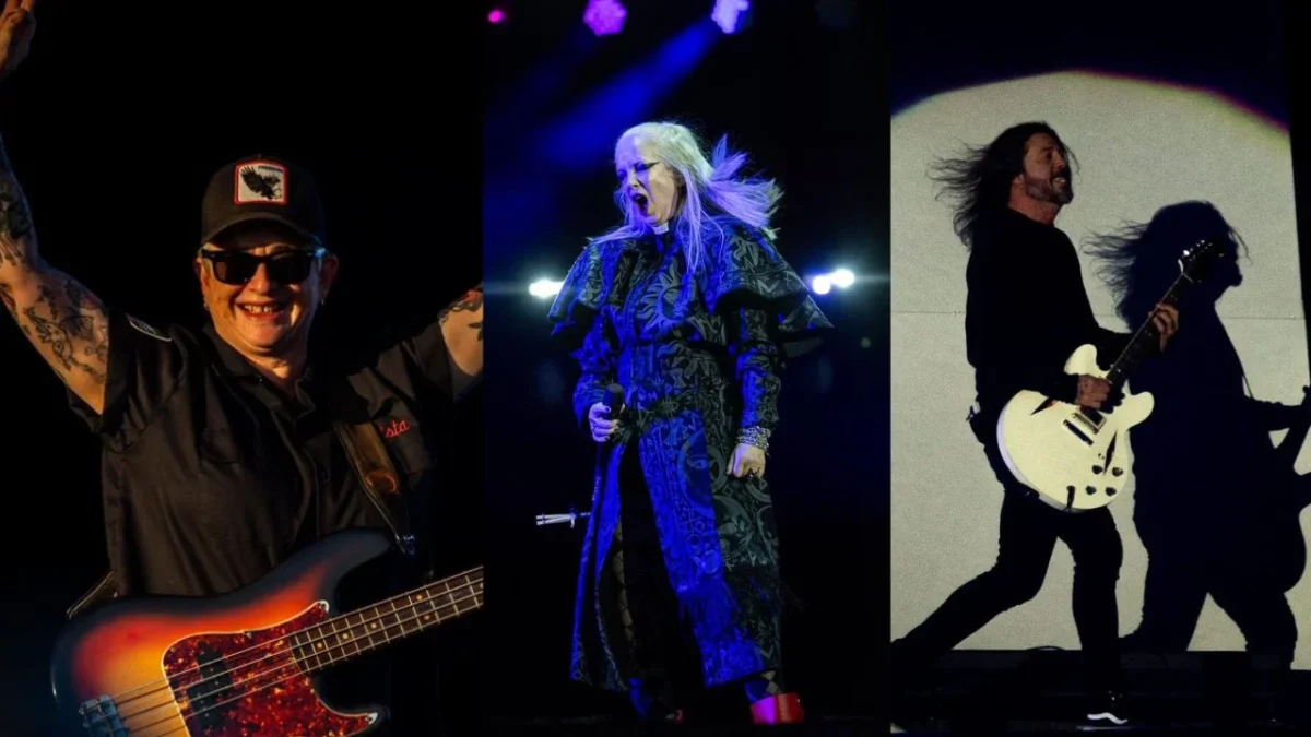 La escocesa Shirley Manson, vocalista de Garbage salió al escenario Doritos del Corona Capital con un atuendo de monja para su presentación llena de luces.