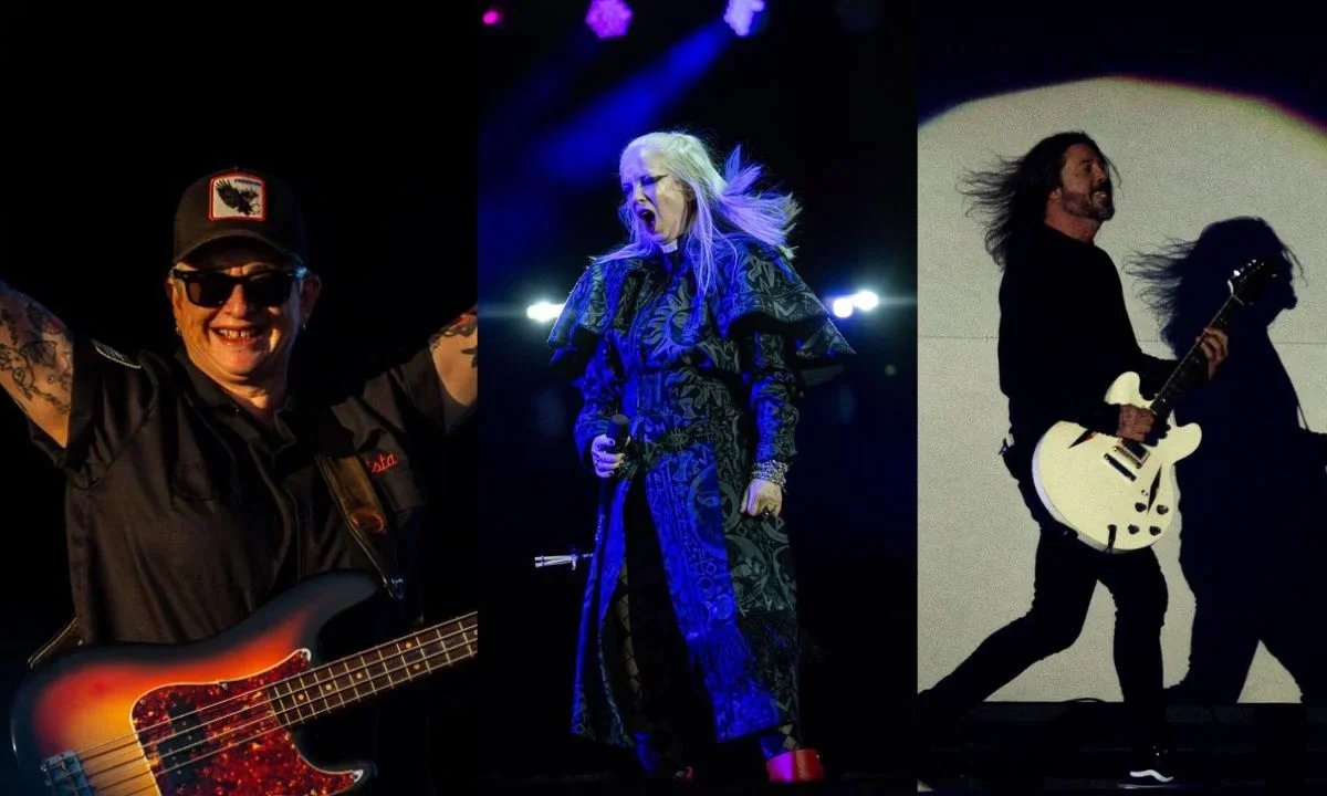 La escocesa Shirley Manson, vocalista de Garbage salió al escenario Doritos del Corona Capital con un atuendo de monja para su presentación llena de luces.