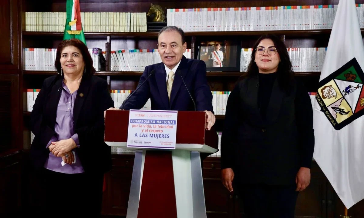 Sonora se suma al compromiso nacional por la vida, la felicidad y el respeto a las mujeres que encabeza la presidenta Claudia Sheinbaum para fortalecer la lucha contra la violencia hacia las mujeres y eliminar la brecha de género, a través de la concientización en planteles educativos, la atención a las causas y cero impunidad.