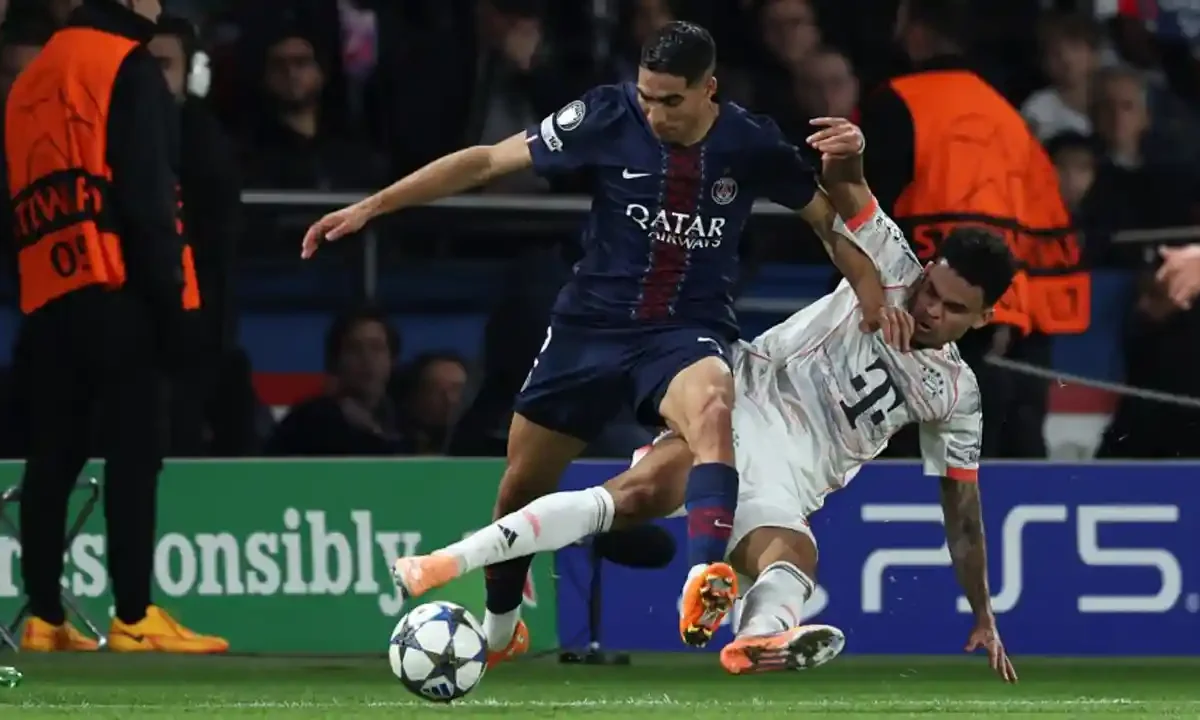 Luis Díaz Bayern y Hakimi PSG