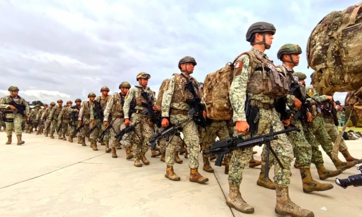 Mil 980 efectivos de la Defensa llegan a Michoacán, 180 son Fuerzas Especiales