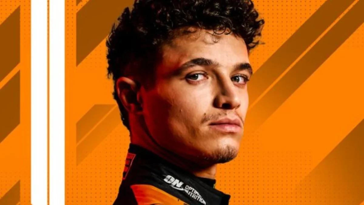 , Lando Norris, celebra tras conseguir la pole position durante la sesión de clasificación del Gran Premio de Fórmula Uno de Sao Paulo en el circuito José Carlos Pace