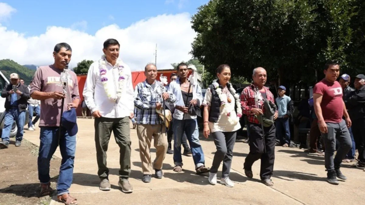 Se lleva a cabo en Oaxaca el retorno de familias víctimas del desplazamiento forzado interno ocurrido el 7 de enero de 2017.
