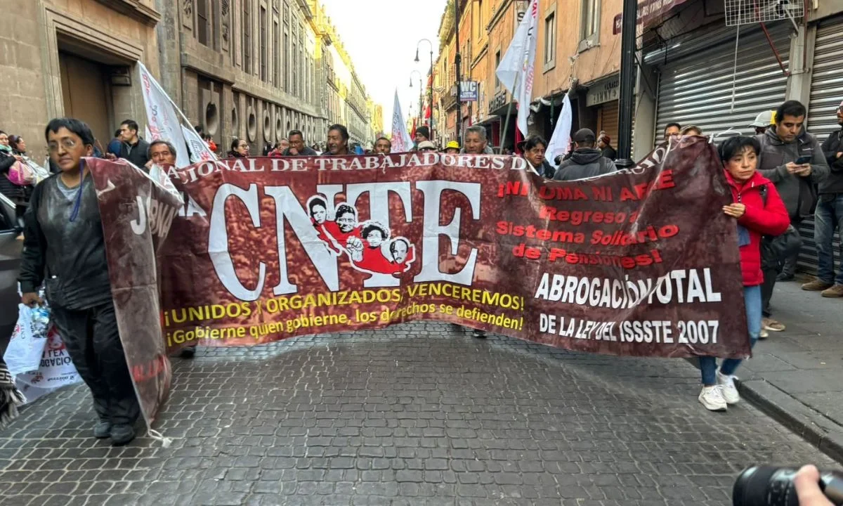 La CNTE busca reinstalar la mesa de diálogo con el gobierno para la obtención de respuestas a las demandas del magisterio