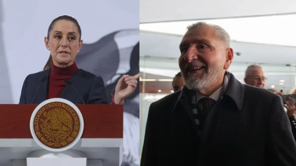 Sheinbaum se reúne con Adán Augusto López en Palacio Nacional