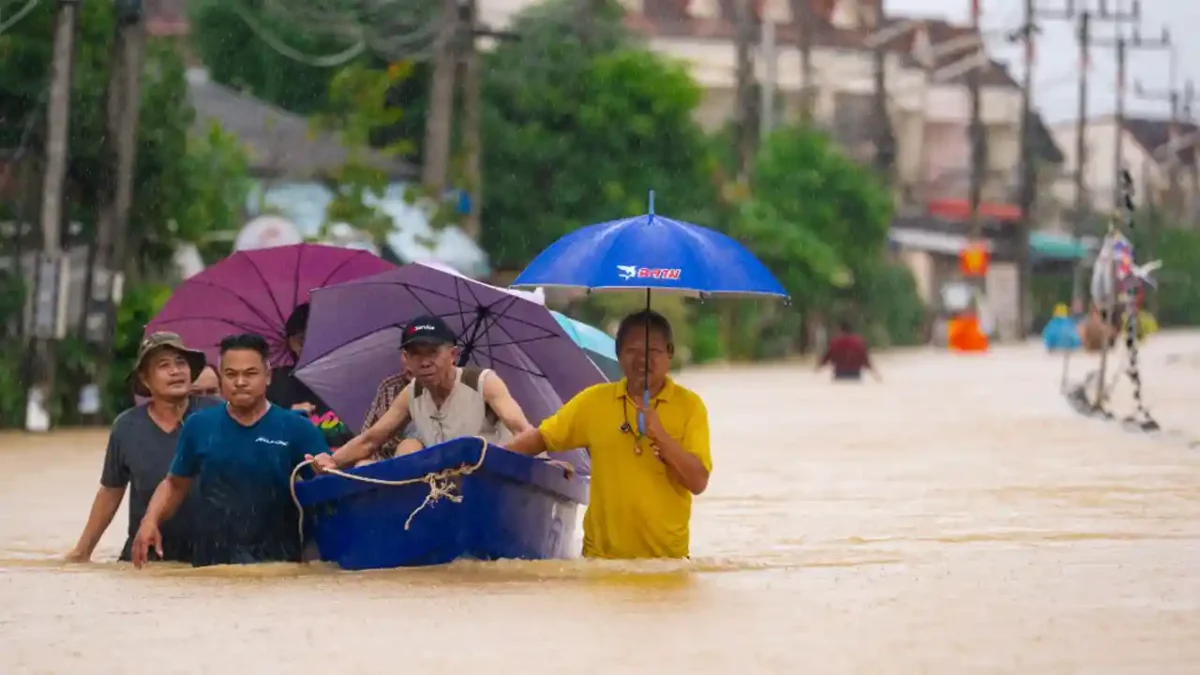 Tailandia inundaciones lluvias Songkhla