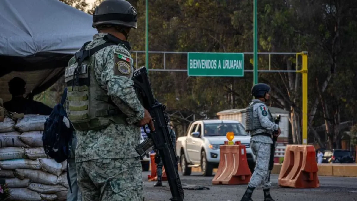 A 6 días del asesinato de Carlos Manzo, Uruapan se encuentra blindado por fuerzas federales.