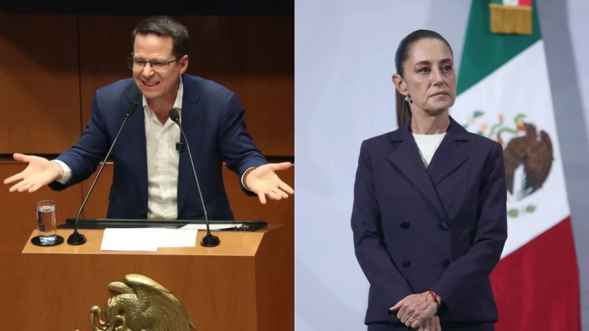 Ricardo Anaya externó su solidaridad con la presidenta Sheinbaum tras el incidente que vivió este martes; cuestiona a su equipo de seguridad.