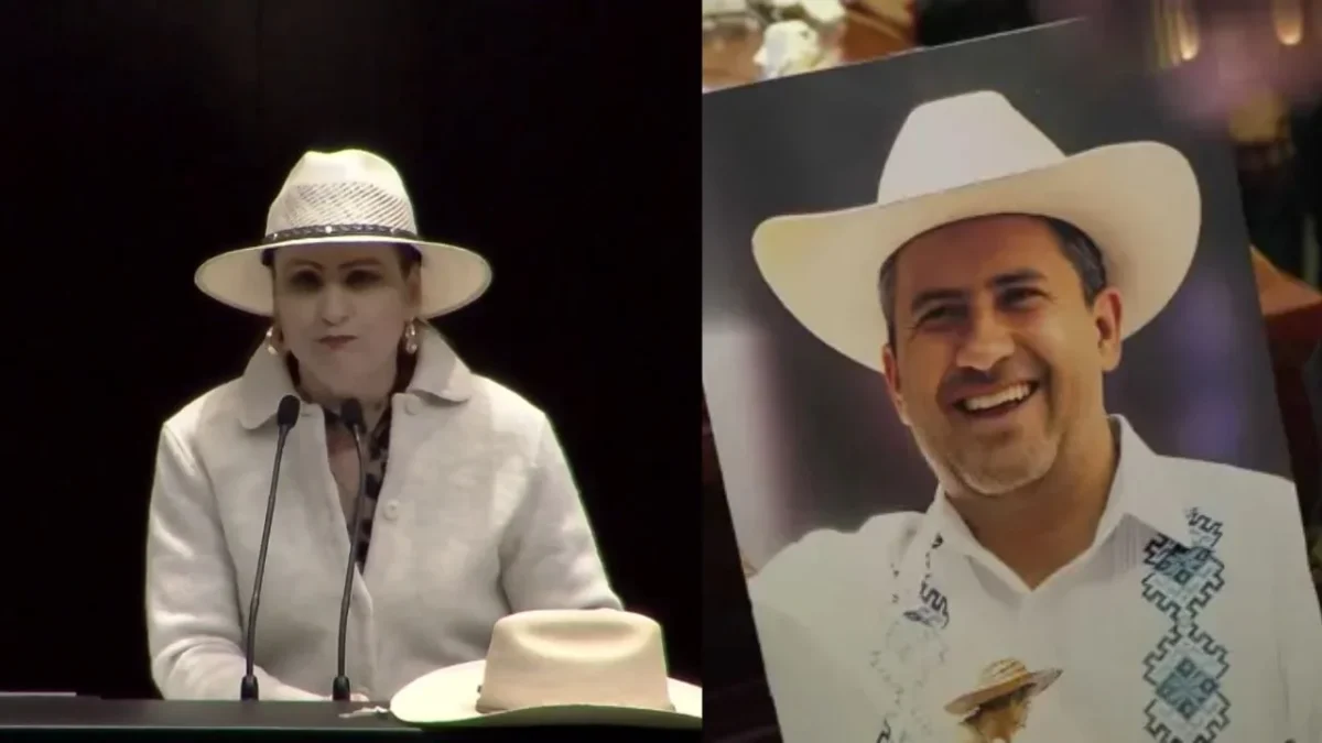La diputada independiente Guadalupe Araceli Mendoza Arias, del Movimiento del Sombrero, recordó en San Lázaro al alcalde asesinado Carlos Manzo.