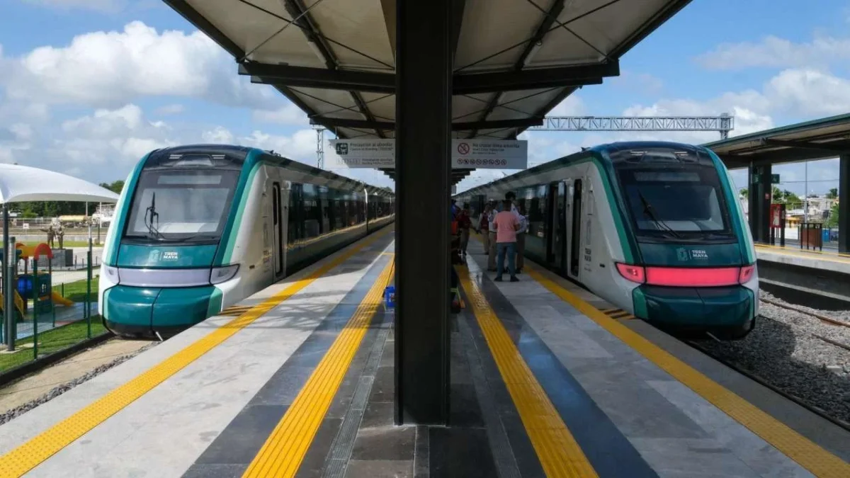 Claudia Sheinbaum prometió que con la puesta en marcha del Tren Maya de carga bajarán los precios de la gasolina en el sureste.