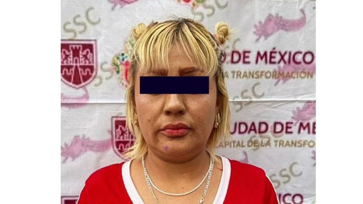 Olivia Aidé “N” sería parte de una célula delictiva que opera en la Gustavo A. Madero y presuntamente pareja sentimental del líder de la organización