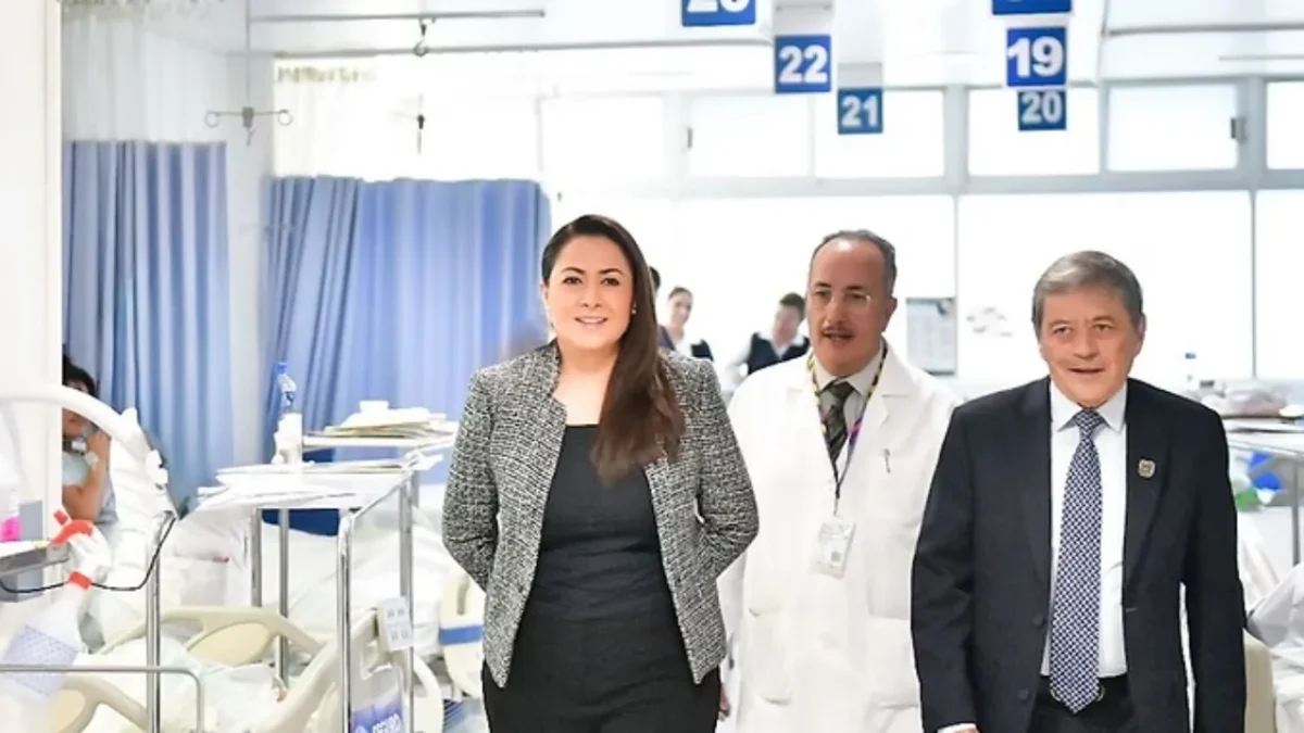 Tere Jiménez supervisa el proyecto de ampliación en el Hospital de la Mujer, destinado a fortalecer la atención neonatal en Aguascalientes.