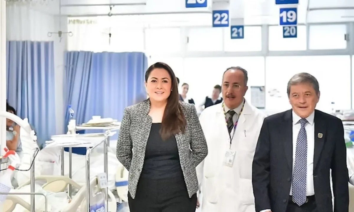 Tere Jiménez supervisa el proyecto de ampliación en el Hospital de la Mujer, destinado a fortalecer la atención neonatal en Aguascalientes.