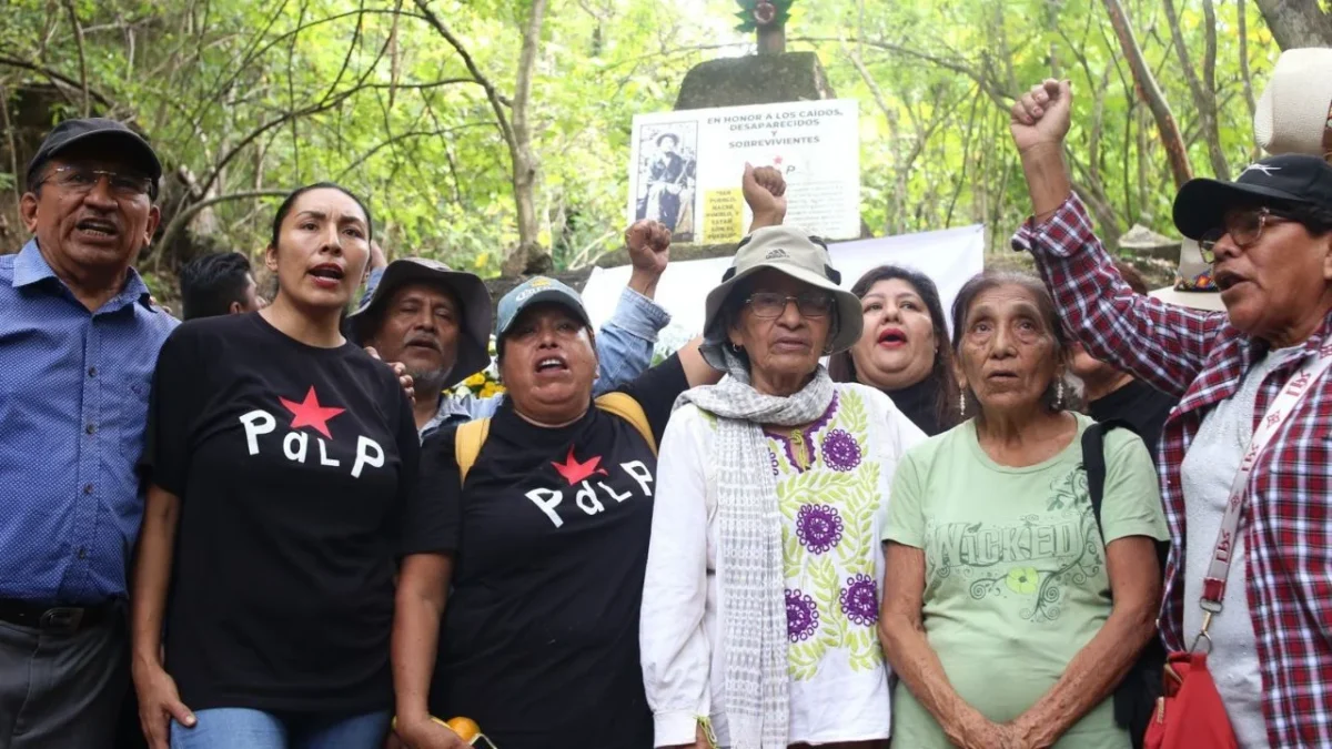 La jornada conmemorativa por los 51 años del asesinato de Lucio Cabañas, comenzó este domingo en el paraje de El Otatal.