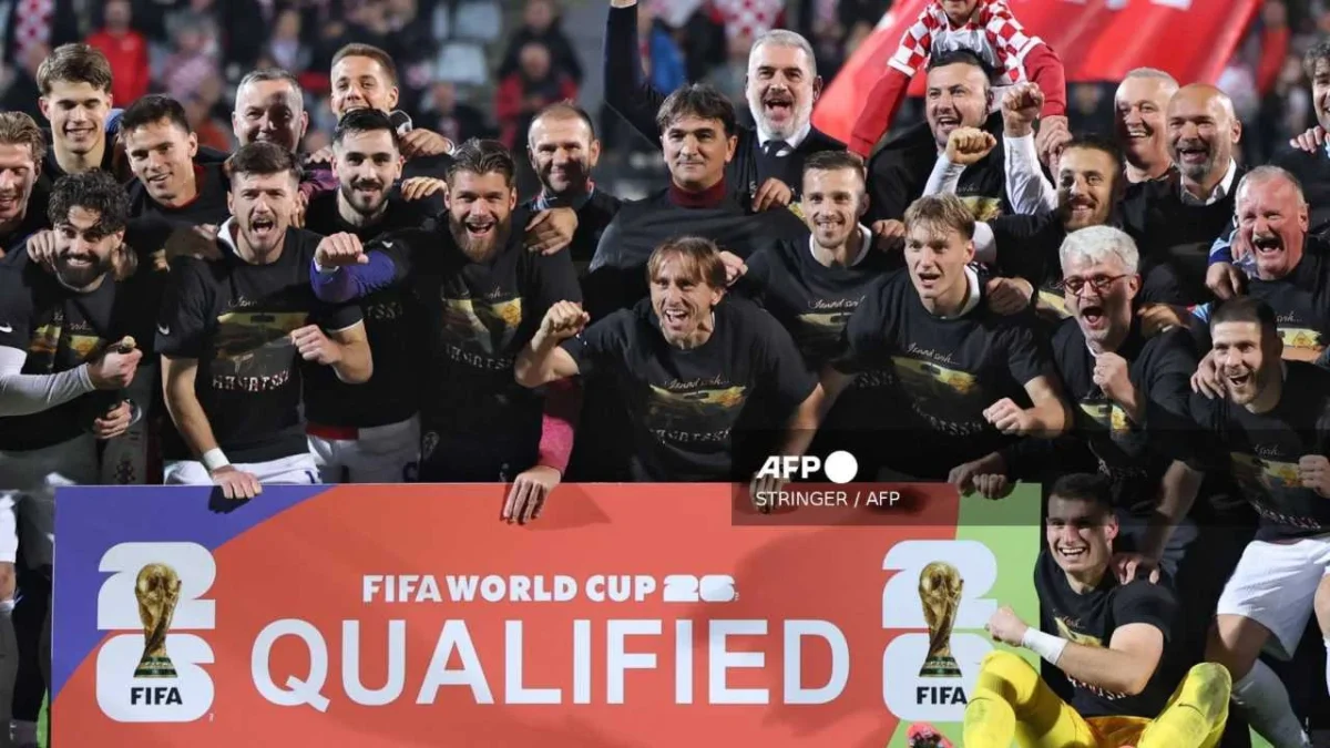 Tras quedar como primer lugar del Grupo L en las eliminatorias europeas, Croacia se clasifica al Mundial 2026.