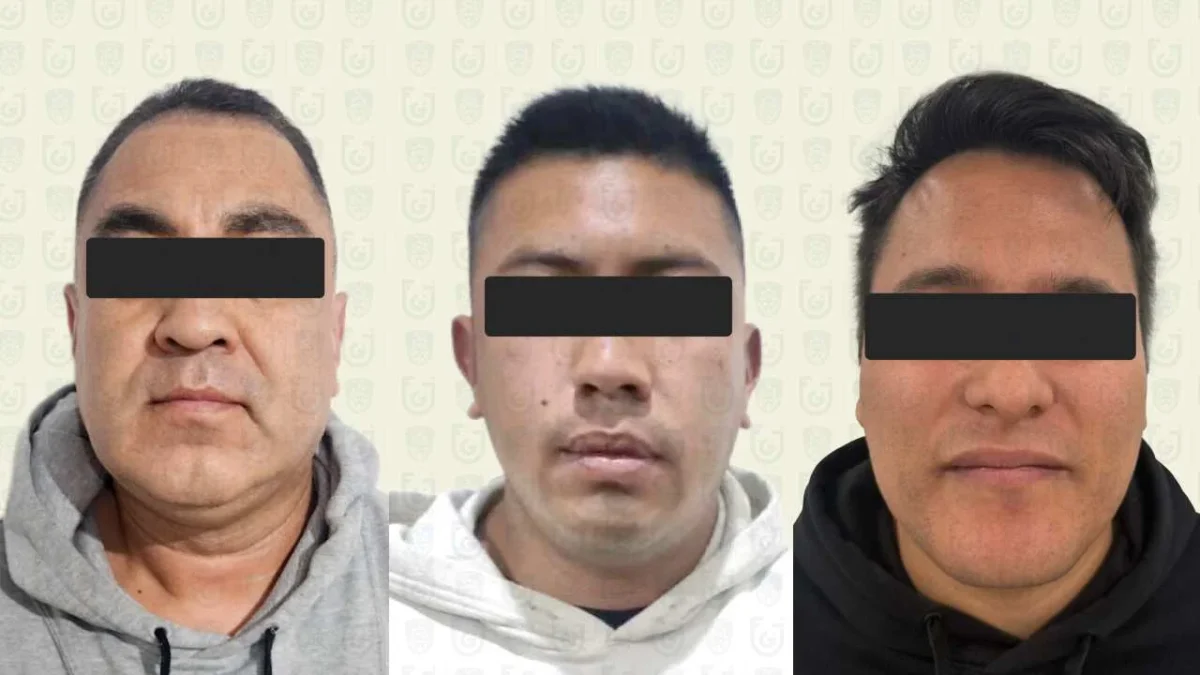Autoridades de la CDMX detuvieron a tres presuntos integrantes de 'Los Rodolfos'.
