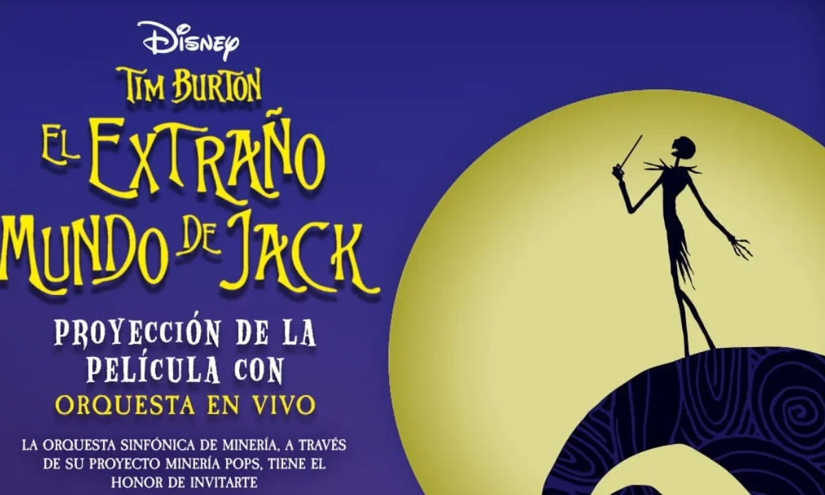 La Orquesta Sinfónica de Minería interpretará en vivo la partitura de Danny Elfman durante la proyección de El Extraño Mundo de Jack.