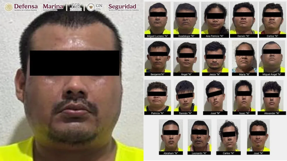 Autoridades capturaron a “El Toto” del CJNG y cuatro policías municipales, asegurando drogas, armas y vehículos en Jalapa, Tabasco.