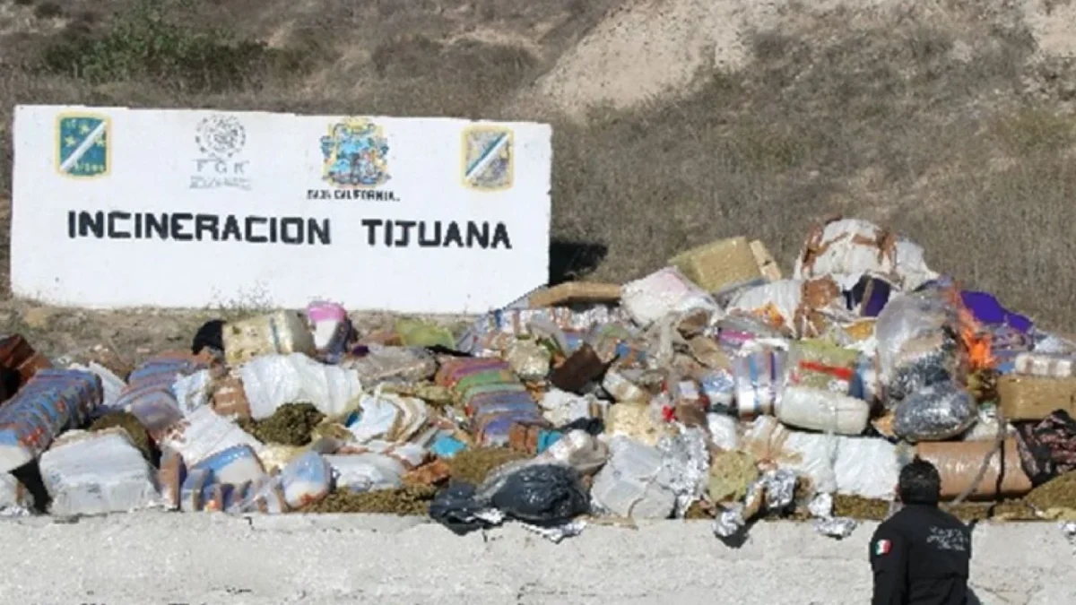 La FGR informó que la acción se realizó a través de la FECOR en instalaciones del 28 Batallón de la Defensa en Tijuana.