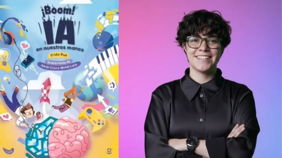 Frida Ruh, autora de ¡Boom! IA en nuestras manos, sostiene que gracias a la inteligencia artificial se hace magia y desarrollan superpoderes.