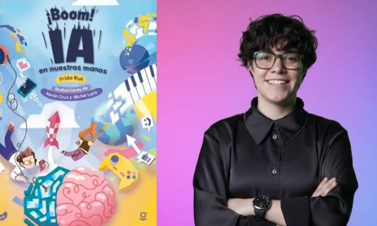 Frida Ruh, autora de ¡Boom! IA en nuestras manos, sostiene que gracias a la inteligencia artificial se hace magia y desarrollan superpoderes.