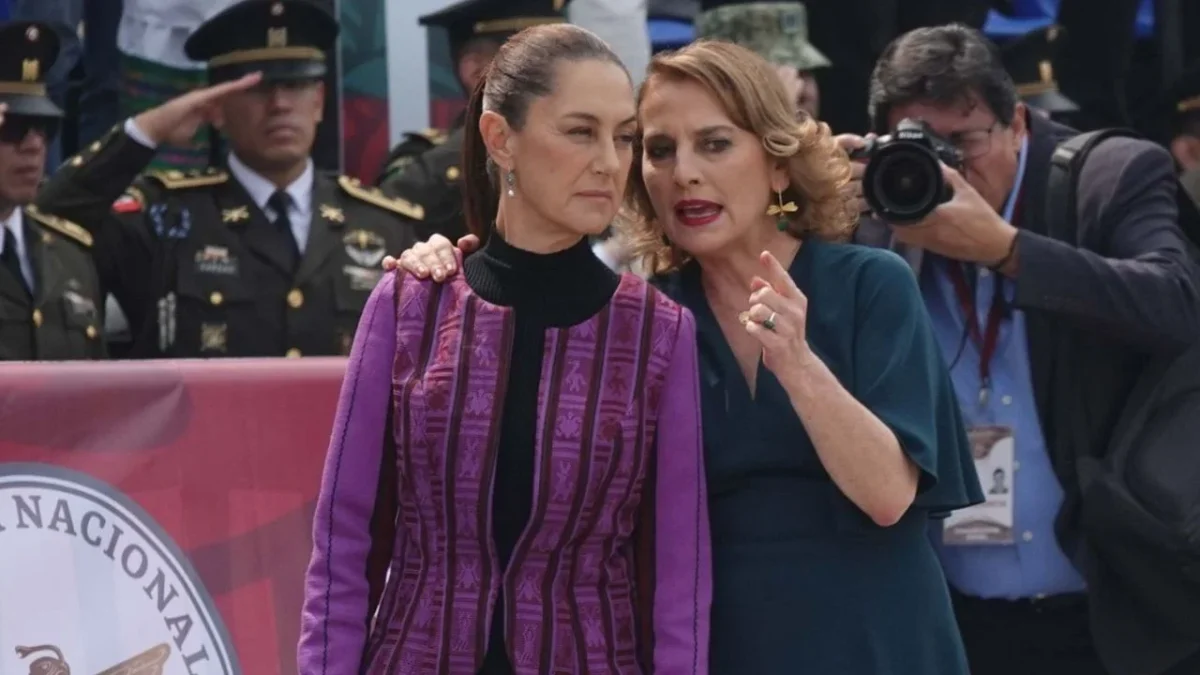 Beatriz Gutiérrez Müller, esposa del expresidente López Obrador, mostró su apoyo a Claudia Sheinbaum tras el acoso del que fue víctima.